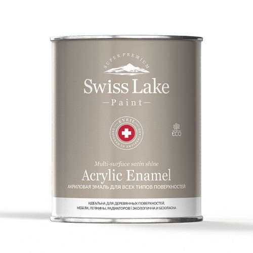 Краска Swiss Lake Acrylic Enamel - Эмаль на водной основе для дерева