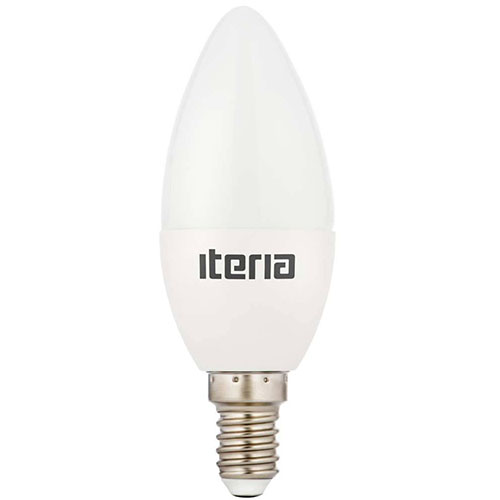 Лампа Iteria Свеча 6W 4100K E14 матовая, арт.802006