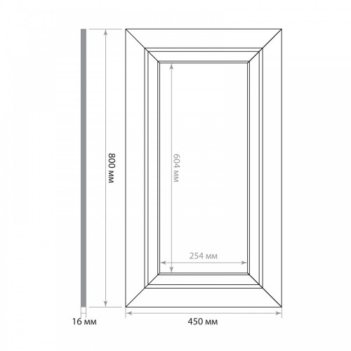 Стеновая панель DIY набор, арт. SET 018-8045 (800 х 450 х 16мм.)