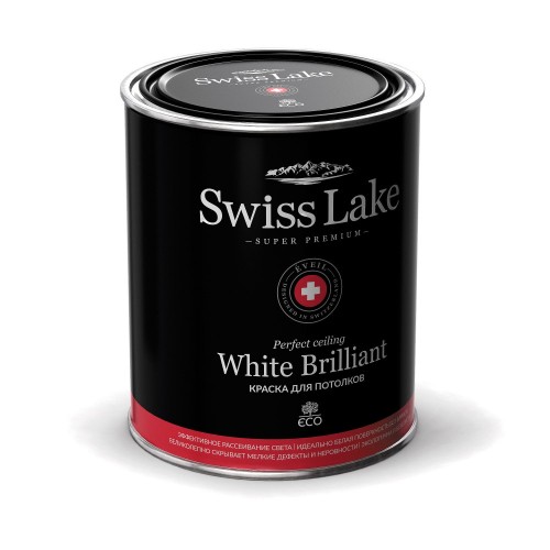 Краска Swiss Lake White Brilliant для потолка