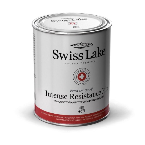 Краска Swiss Lake Intense Resistance Plus антивандальная для стен и потолка