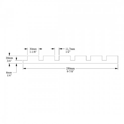 Декоративный элемент ORAC W111F BAR FLEX