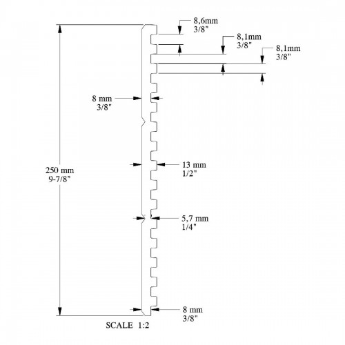 Декоративный элемент ORAC WX205-2600 TRACK