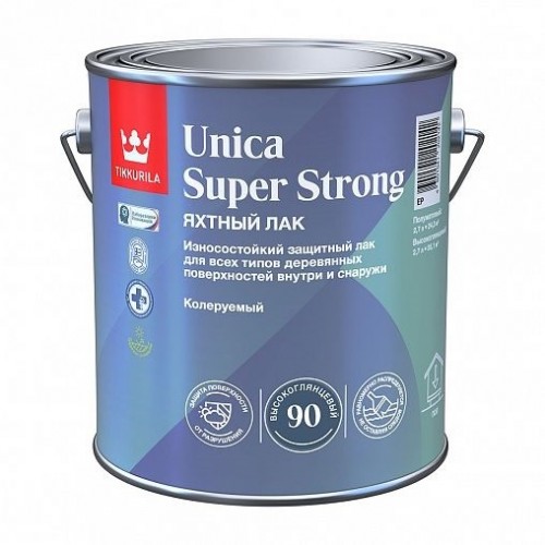 Лак уретано-алкидный Tikkurila Unica Super Strong 90