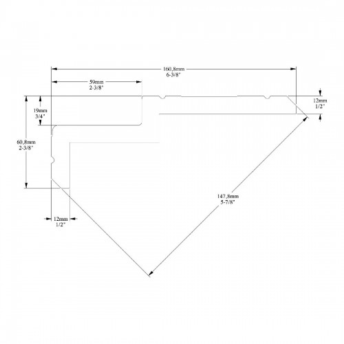 Карниз ORAC C391 STEPS