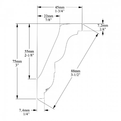 Карниз ORAC C212