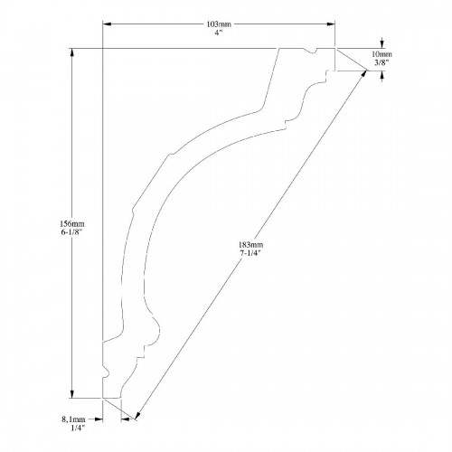 Карниз ORAC C217F