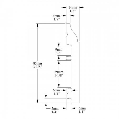 Плинтус ORAC SX172