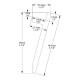 Профиль для нижней подсветки ORAC SX179 DIAGONAL