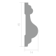 Молдинг Ultrawood арт. U 0002 i (2000 х 45 х 14)