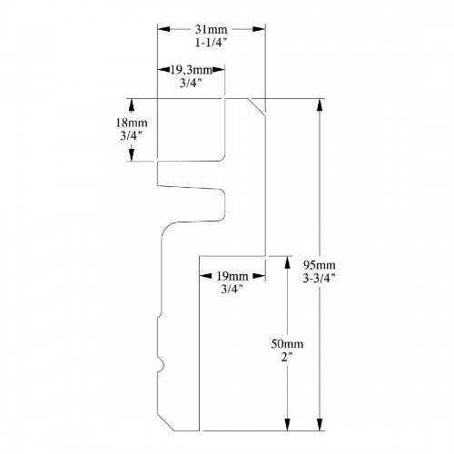 Шторный карниз ORAC C394 STEPS