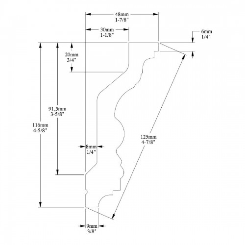 Карниз ORAC C201