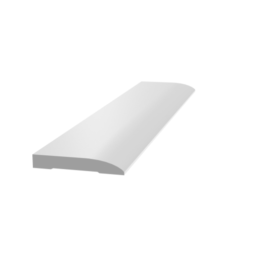 Плинтус белый Ultrawood арт. Base 0017 p (2000 x 100 x 14 мм.)