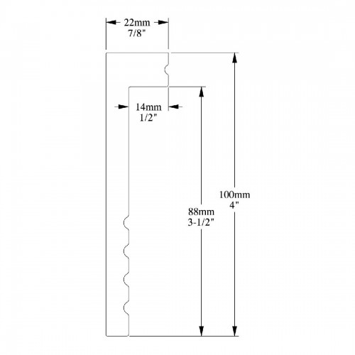 Плинтус ORAC SX171 SQUARE