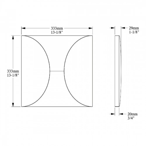 Декоративный элемент ORAC W107 CIRCLE