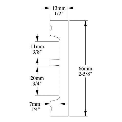 Плинтус ORAC SX157F SQUARE