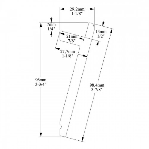 Плинтус ORAC SX179 DIAGONAL