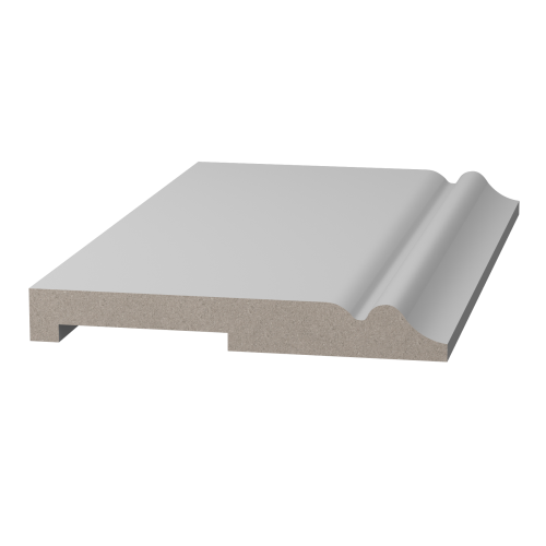 Плинтус белый Ultrawood арт. Base 5500 p (2000 x 138 x 18 мм.)