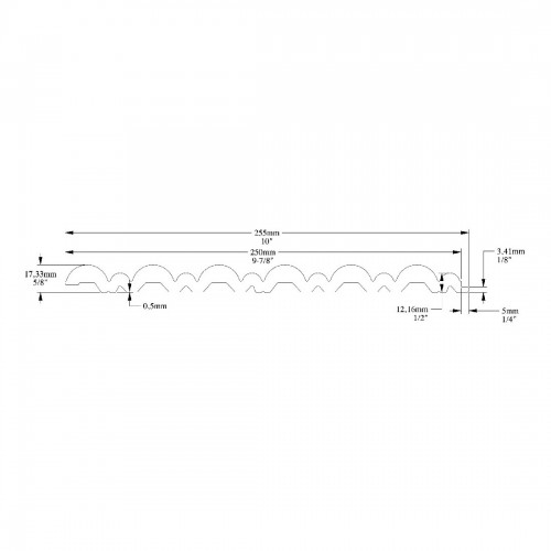 Декоративный элемент ORAC WX211-2600 FLUTE