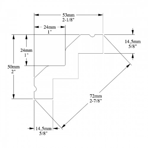 Карниз ORAC C602