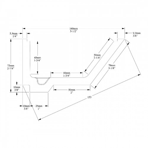 Профиль для верхней подсветки ORAC C358 RAIL