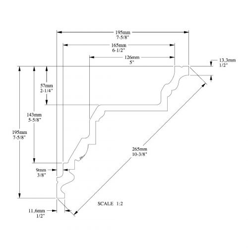 Карниз ORAC C307