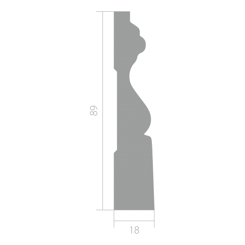 Наличник Ultrawood арт. N 0002 i (2000 х 89 х 18)