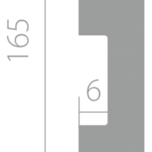Плинтус Ultrawood арт. Base 5011 i (2000 x 165 x 14 мм.)