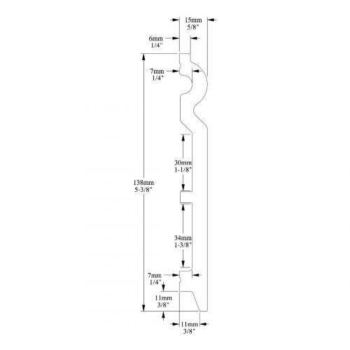 Плинтус ORAC SX138F