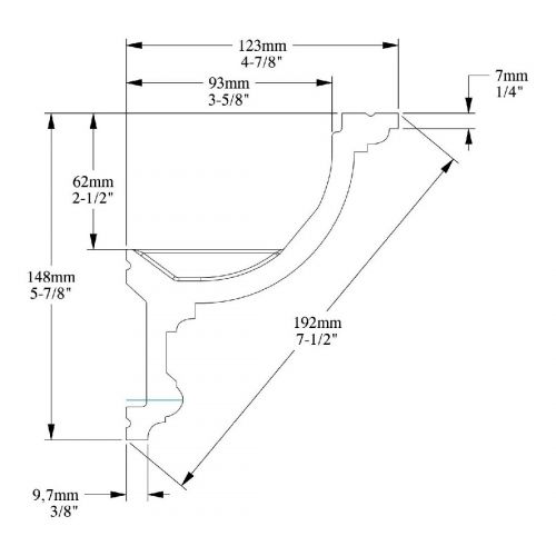 Карниз ORAC C901