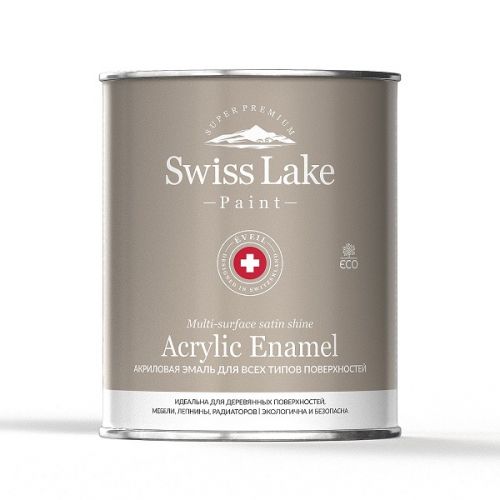 Краска Swiss Lake Acrylic Enamel - Эмаль на водной основе для дерева