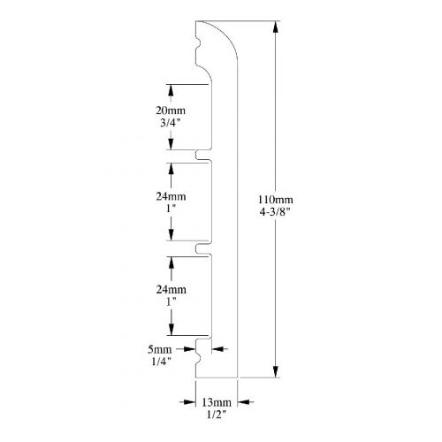 Плинтус ORAC SX184 CASCADE