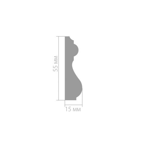 Молдинг Ultrawood арт. U 0009 (2440 х 55 х 15)