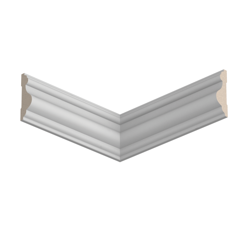 Молдинг белый Ultrawood арт. U 0002 p (2000 х 45 х 14)