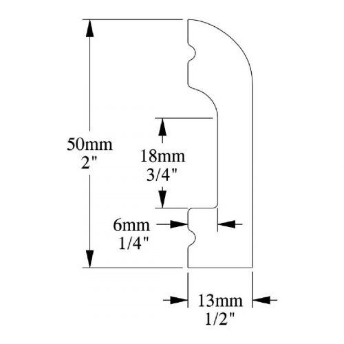 Плинтус ORAC SX182F CASCADE