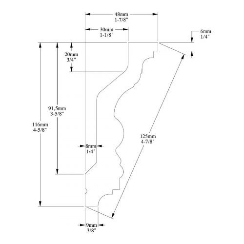 Карниз ORAC C201
