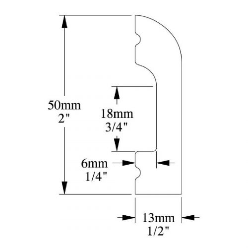 Плинтус ORAC SX182 CASCADE