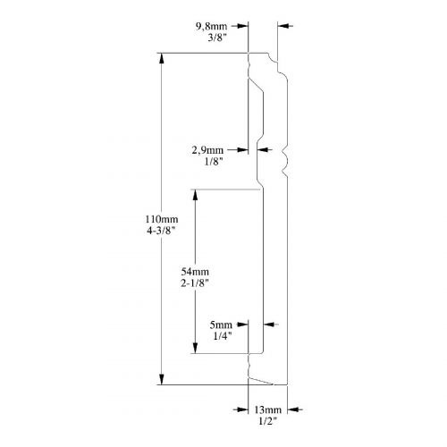 Плинтус ORAC SX105F
