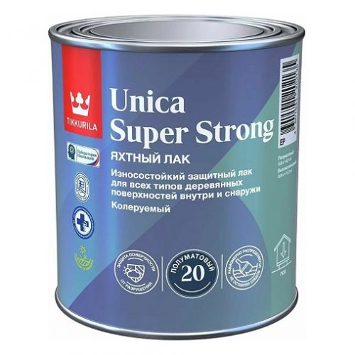 Лак уретано-алкидный Tikkurila Unica Super Strong 20