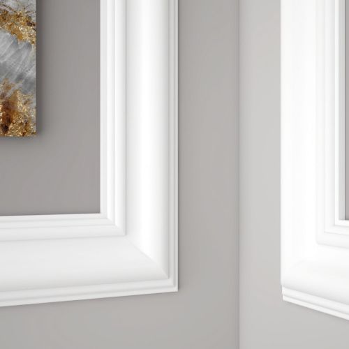 Молдинг белый Ultrawood арт. U 0002 p (2000 х 45 х 14)