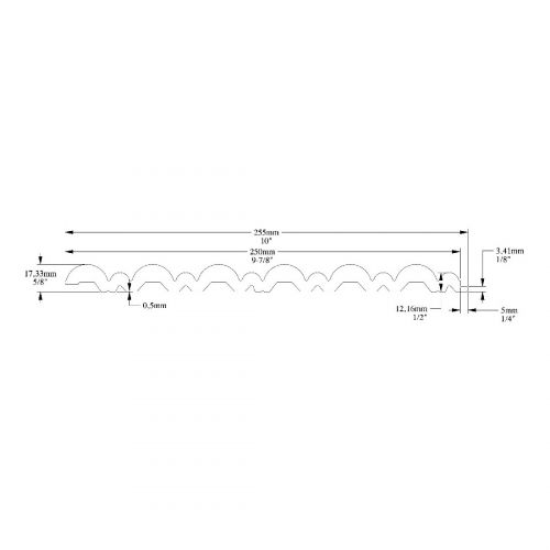 Декоративный элемент ORAC WX211-2600 FLUTE