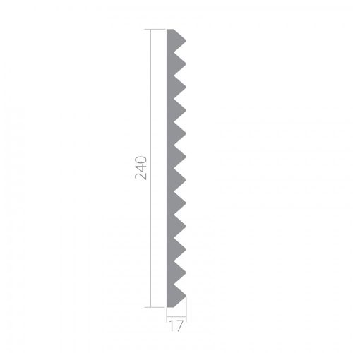 Стеновая панель Ultrawood арт. UW 02 i (2000 х 240 х 17 мм.)