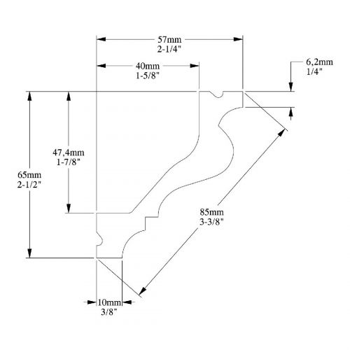 Карниз ORAC C200