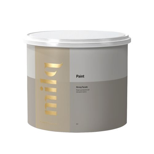 Фасадная водно-дисперсионная краска Milq Strong Facade