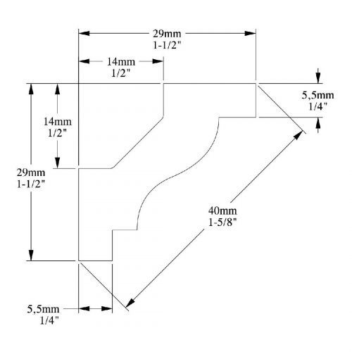 Карниз ORAC C230