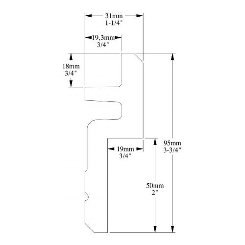 Шторный карниз ORAC C394 STEPS