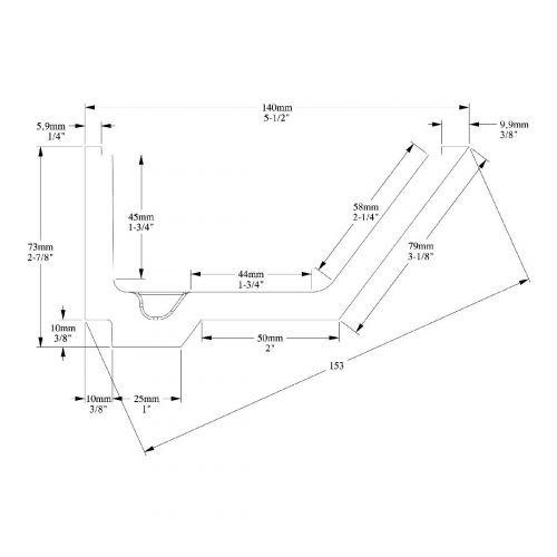 Профиль для верхней подсветки ORAC C358 RAIL
