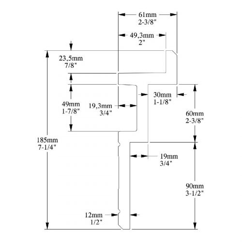 Шторный карниз ORAC C396 STEPS