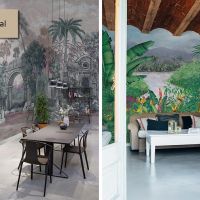 Завершается коллекция тремя мотивами, выполненными в виде панно опять же в современной и классической трактовке.