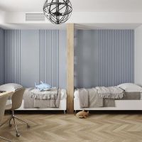 Дизайнеры любят работать с голубями оттенками: они создают ощущение простора и визуально корректируют помещение.